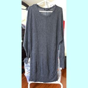 ROMEO AND JULIET COUTURE GREY BODYCON SWEATER DRESS